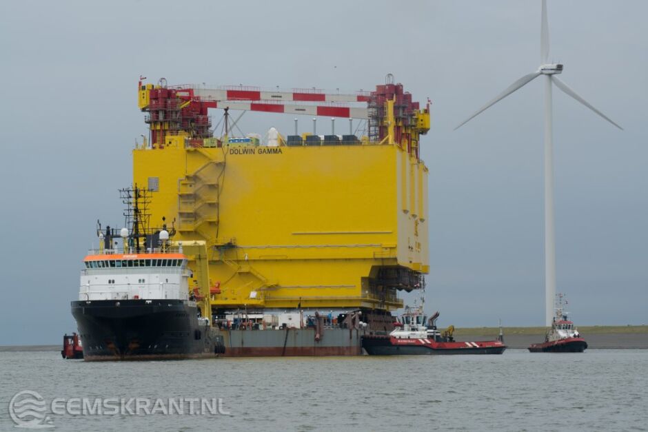 Offshore Platform Dolwin Gamma Doet Eemshaven Aan Eemskrant Nl