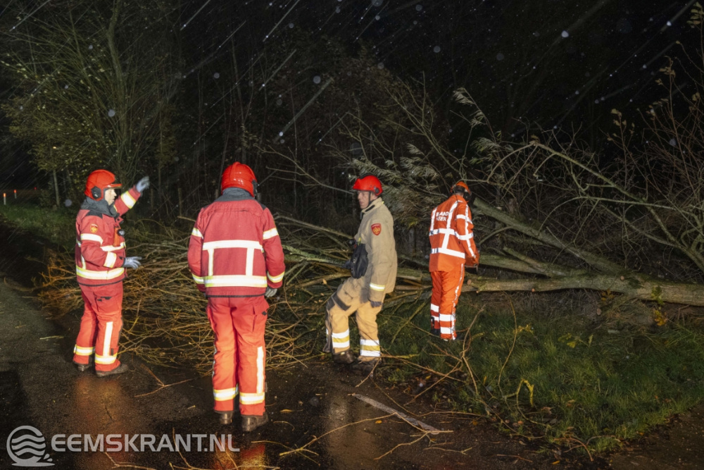 Storm Zorgt Voor Schade Aan Daken En Omgewaaide Bomen - Eemskrant.nl ...