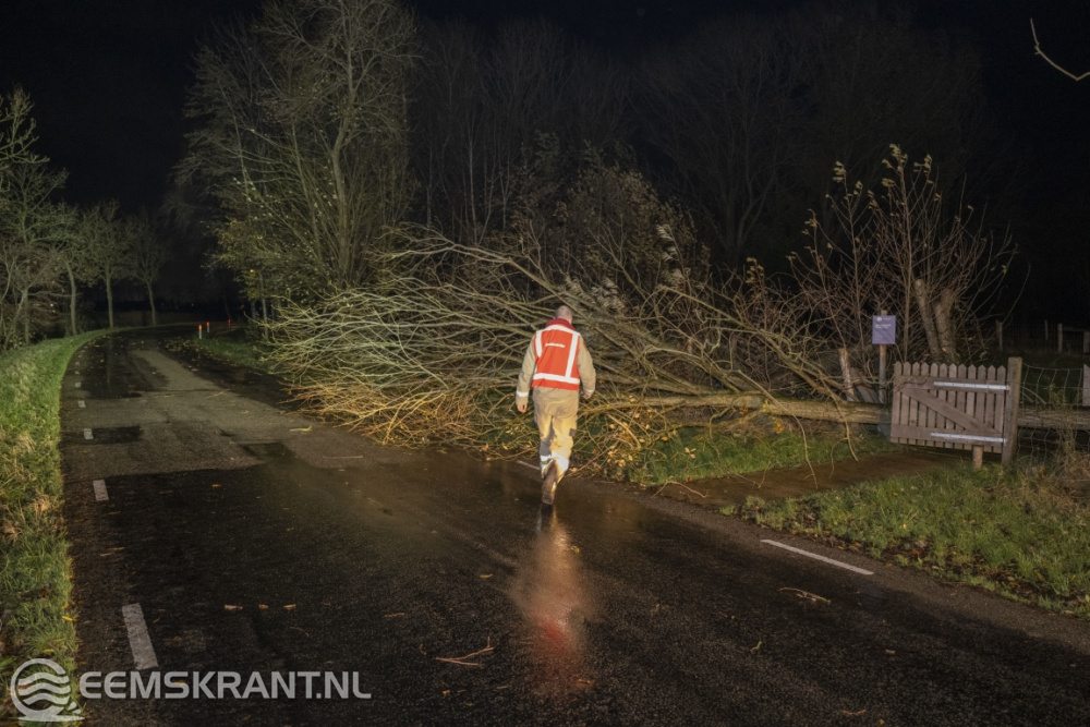 Storm Zorgt Voor Schade Aan Daken En Omgewaaide Bomen - Eemskrant.nl ...